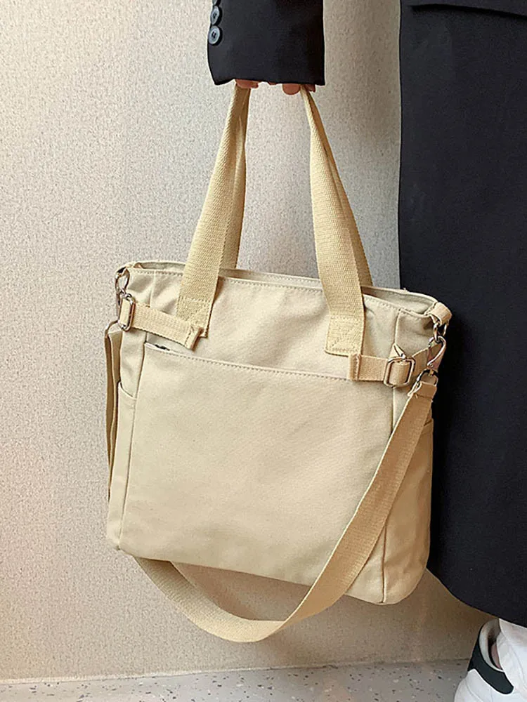 

Вместительная холщовая женская сумка-тоут, дизайнерские дамские сумочки-шопперы на ремне через плечо для женщин, роскошные брендовые дорож...