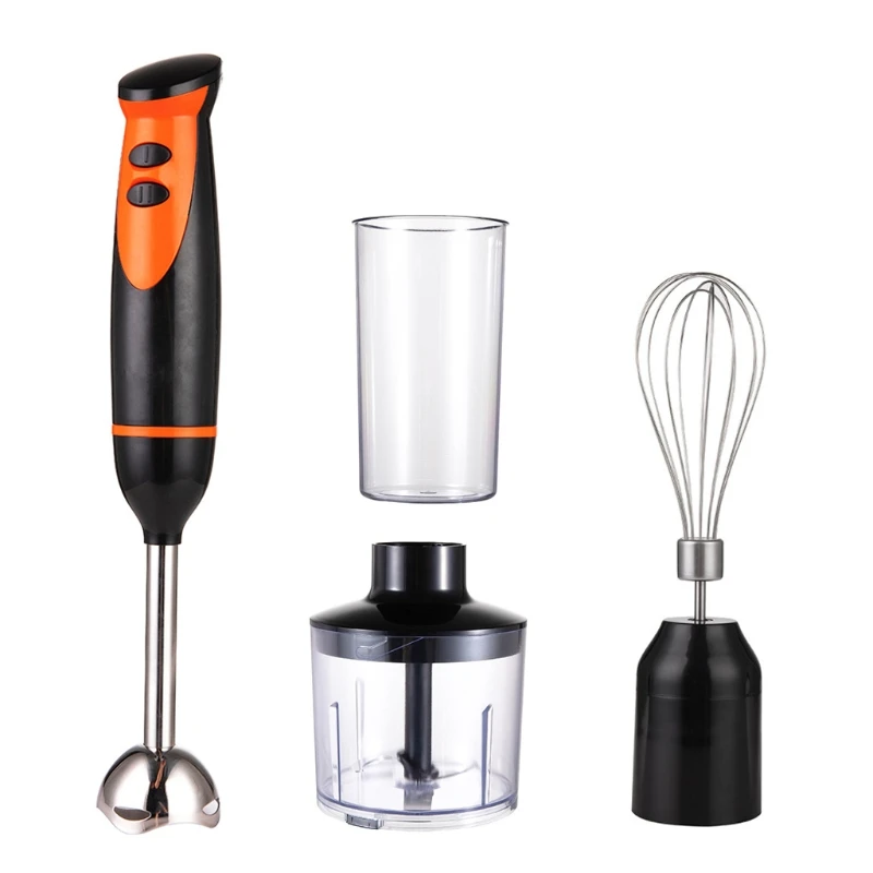 

High Power 300W Immersion Hand Stick Blender Mixer for Milkshake Juice Baby Complementary Food Includes Cup Dropship