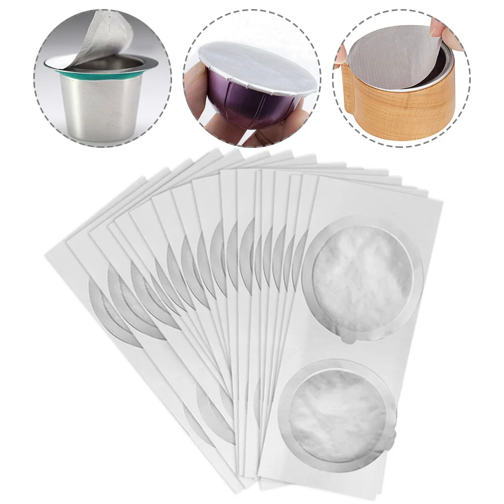 

50Pcs Espresso Capsules Stamping Coffee Capsules Lids Espresso Foils for Espresso Coffee Sealing Coffee Making