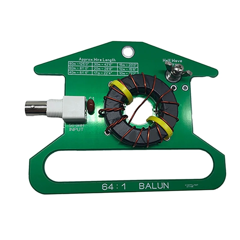 Balun Shortwave 64:1 Balun Without Tuning 5-35Mhz Receive Antenna