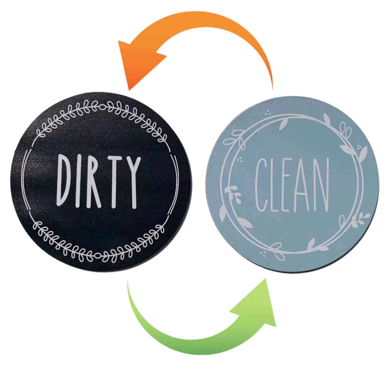 

Магнит для грязной чистки посудомоечной машины, двусторонний магнитный индикатор для посудомоечной машины, знак, не царапается, кухонный з...