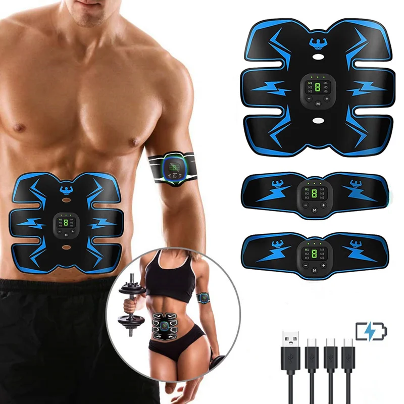 

EMS Abdominal Massager Abs Muscle Stimulator Myostimulator Body Fitness Electric Weight Loss Body Slimming Massager Body Slim