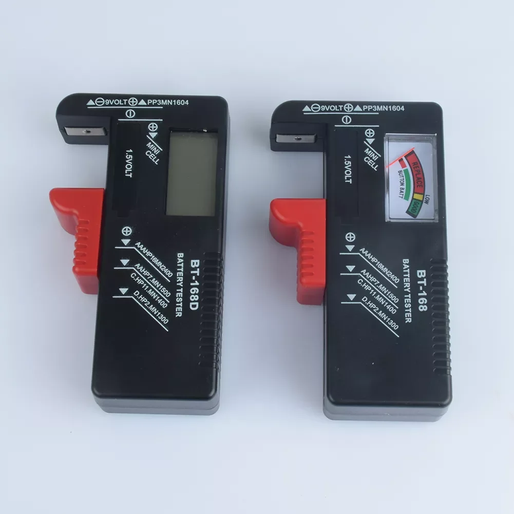 

BT-168 BT168D Digital Battery Tester Volt Checker For AA AAA PP3 6F22 9V Button Battery Tester Voltage Meter Tools
