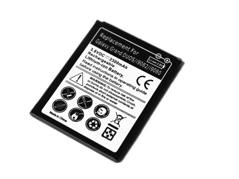 

2023New 2300mAh EB535163LU Li-ion Battery For Samsung Grand Duos i9082 i9080 i879 i9128 Replacement Battery 2pcs/lot