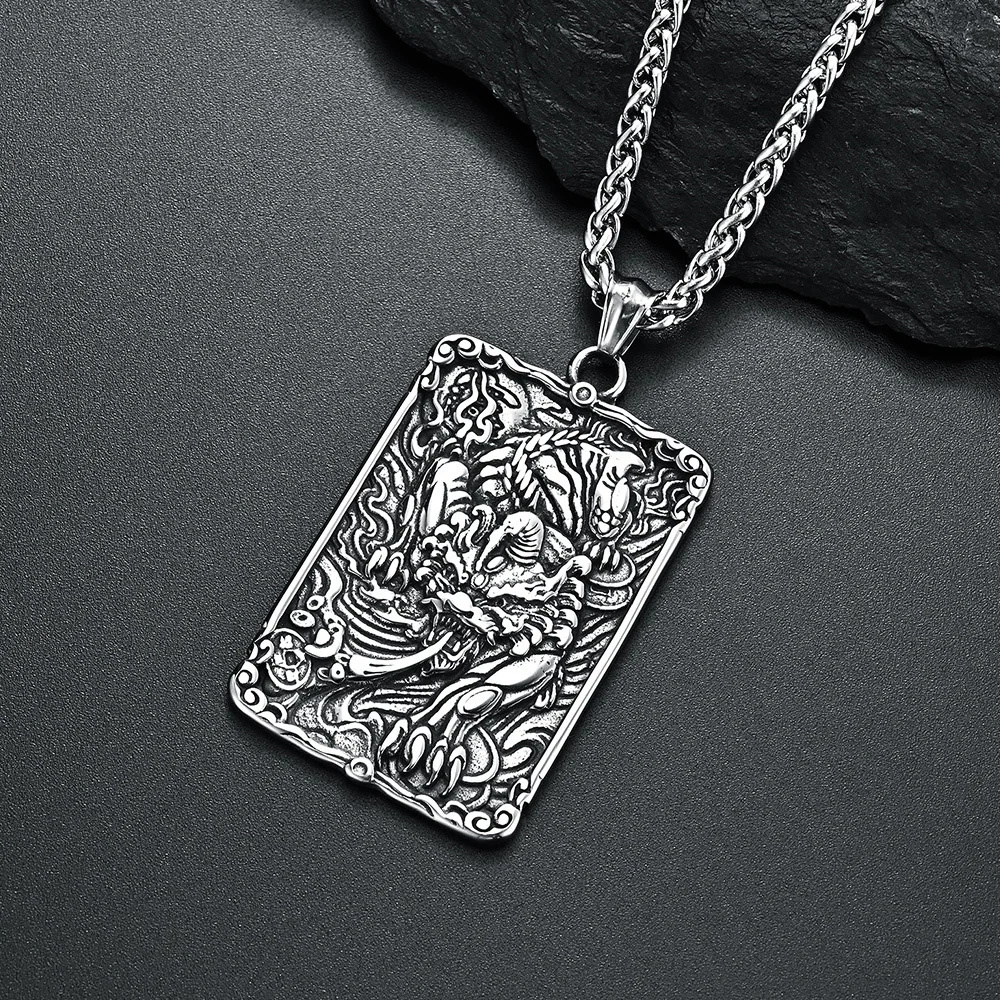 Ожерелье с подвеской в стиле ретро амулет огонь Храбрые войска ожерелье