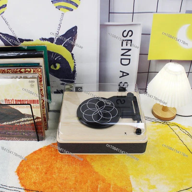 Ретро Bluetooth фонограф виниловый проигрыватель домов вечерние USB-динамик подарок