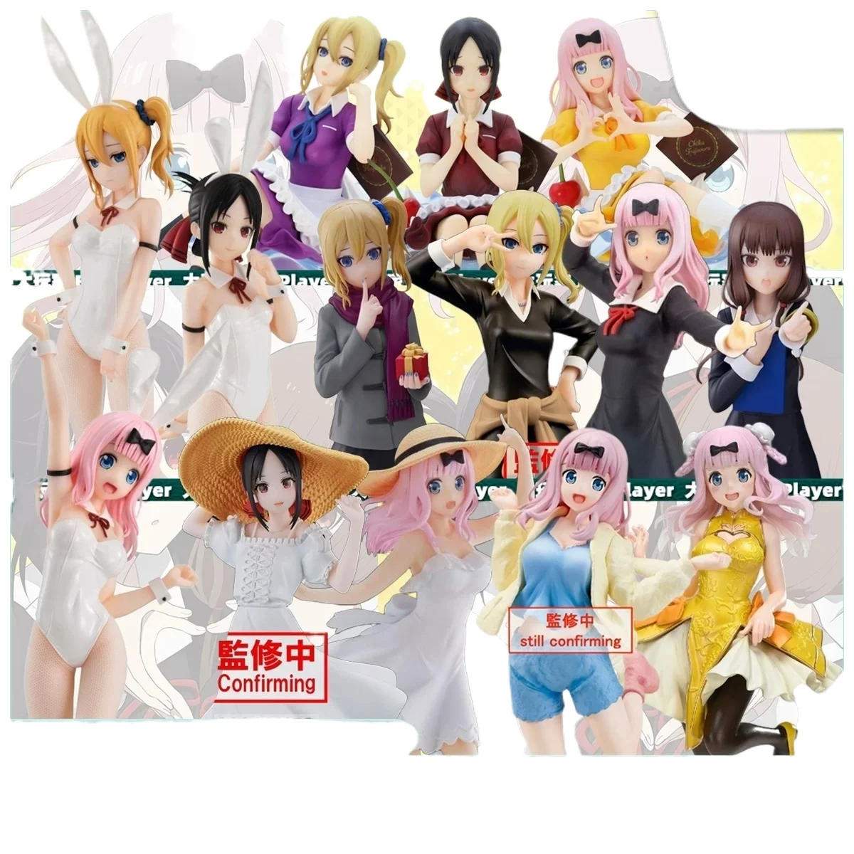 Фото В наличии: Статическая фигурка Banpresto / Taito / Furyu по аниме Kaguya-Sama: Love Is War, оригинальная японская версия, персонажи Кагуя, Чика, Ай Хаясака. №1