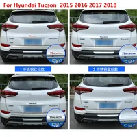 Rear Lid Door Tail Gate Stripe Sill Tailgate Door Strip Molding Garnish Cover Trim Fit For Hyundai Tucson 2015 2016 2017 2018