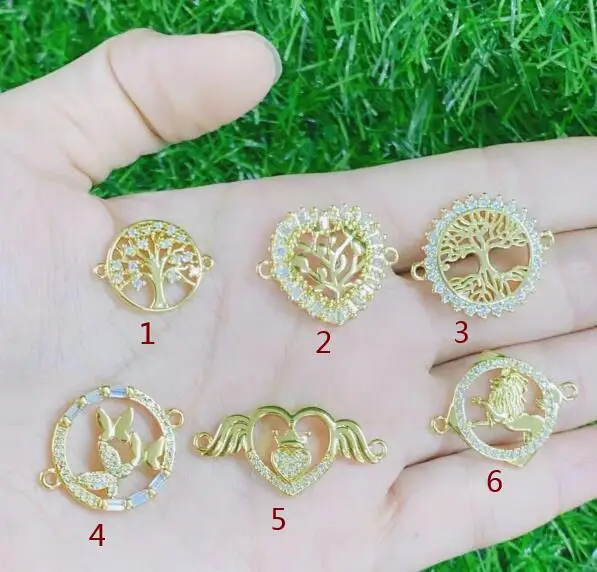 

Маленькое Латунное соединение для самодельных браслетов и ювелирных изделий, 2 шт.