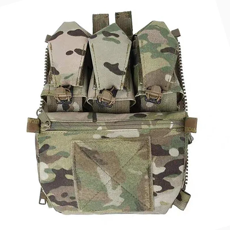 

TMC 2022 New FPC Style Vest Special Zipper Back Panel Pouch Tactical Backplane Bags Multicam TMC3549