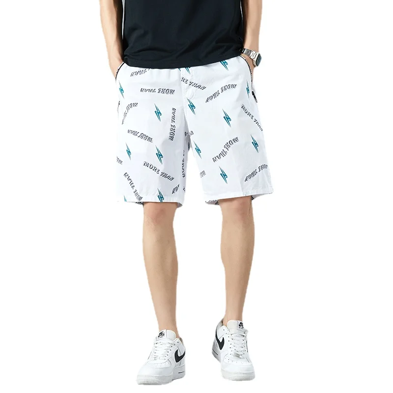 

cotton High-quality Men's Cargo Shorts Summer Casual Loose Thin Short Pants