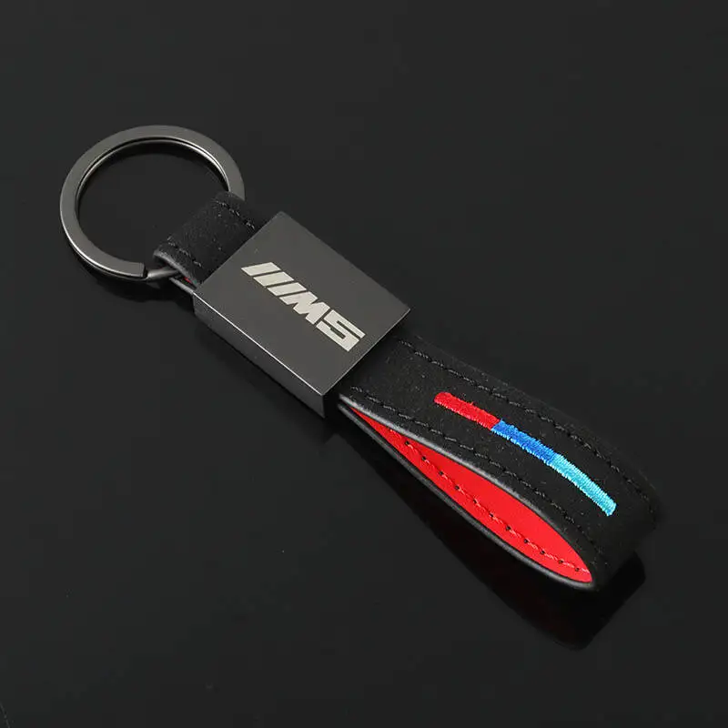 2025 Новый кожаный брелок для спортивных автомобилей M кольцо ключей Bmw эмблема G30 G32