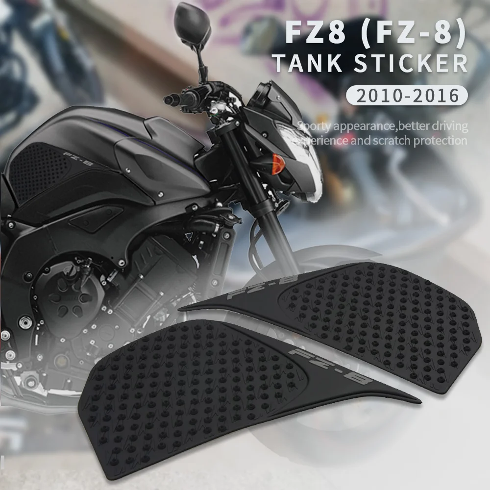 Аксессуары для мотоциклов, наклейки на бак, протектор на коленный захват с боковой стороны газа для YAMAHA FZ8 FZ8 N/S FZ8N 2010-2016 2015 2014