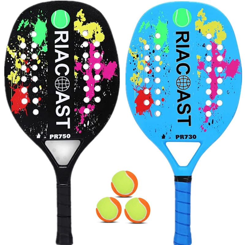 

2022 New Beach Racket Raquete Beach Tennis Carbono Professional Light Tennis Racket Padel Outdoor Sports Equipment with Bag