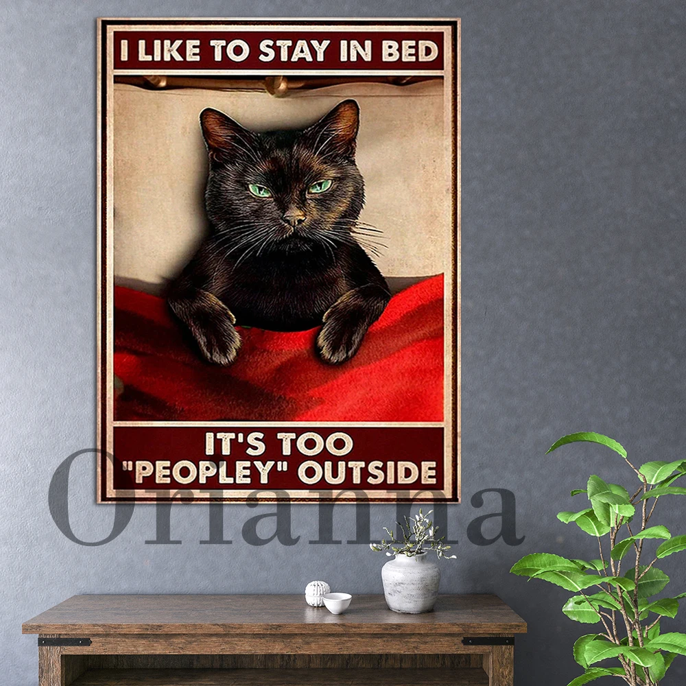 

Мне нравится оставаться в кровати, это слишком легкий наружный холщовый постер, черный Фотофон для спальни, подарок для друга и родственник...