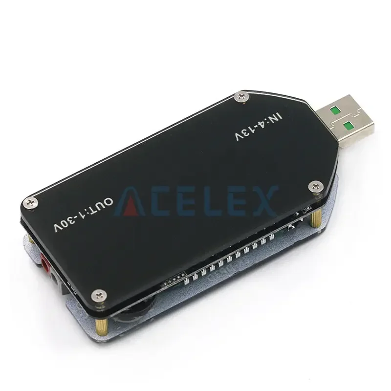 ZK-DP3D Преобразователь постоянного тока с ЧПУ USB TYEPE-C CC CV 1-30 В 2A 15 Вт Модуль питания