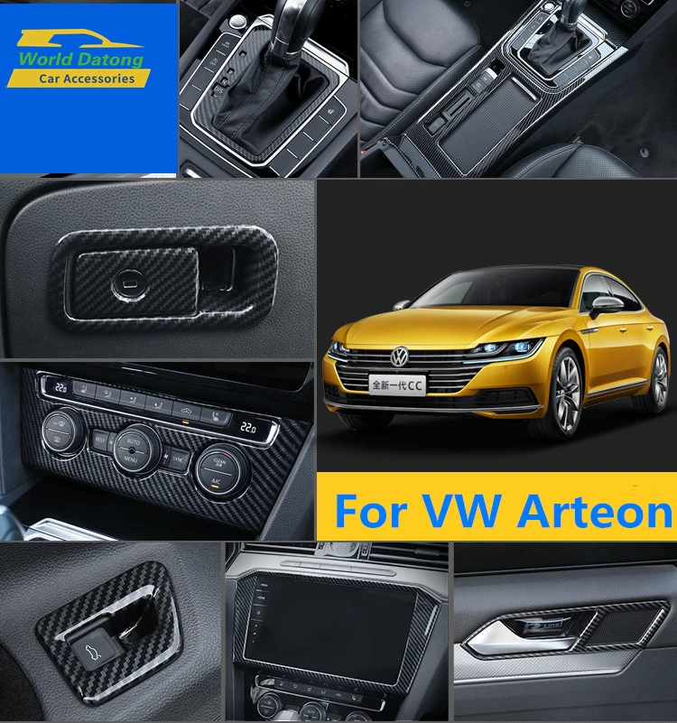 

Внутренняя отделка из углеродного волокна World Datong для Volkswagen Arteon 2018-2020