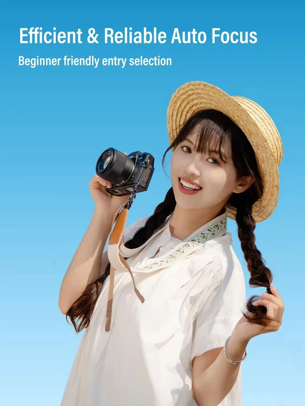 Объектив VILTROX AF 56 мм F1.7 APS-C с автофокусом и большой диафрагмой для камеры Fujifilm XF Sony