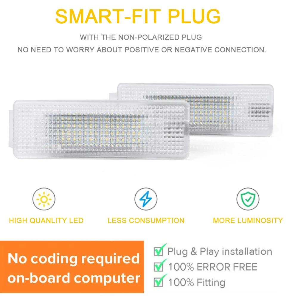 интерер подсветка багажника beetle 6000k для VW CC Golf GTI Eos Caddy Beetle Passat Tiguan Touran Touareg Transporter