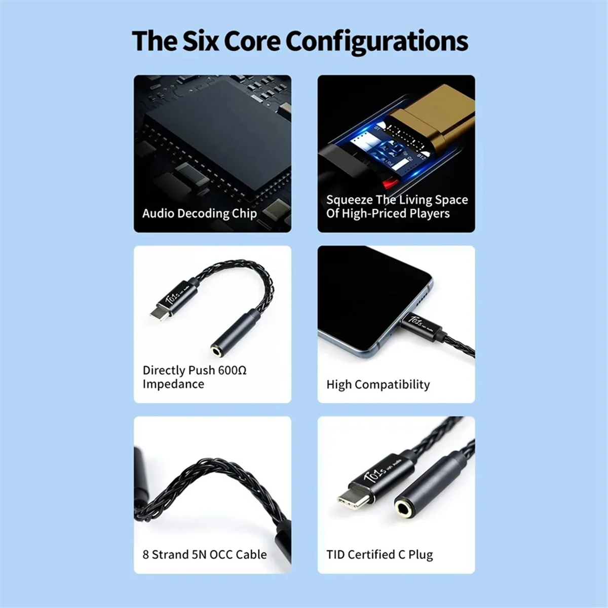 T01s ЦАП аудио Hi-Fi усилитель для наушников USB Type-C к разъему 3 5 мм адаптер 32-битный
