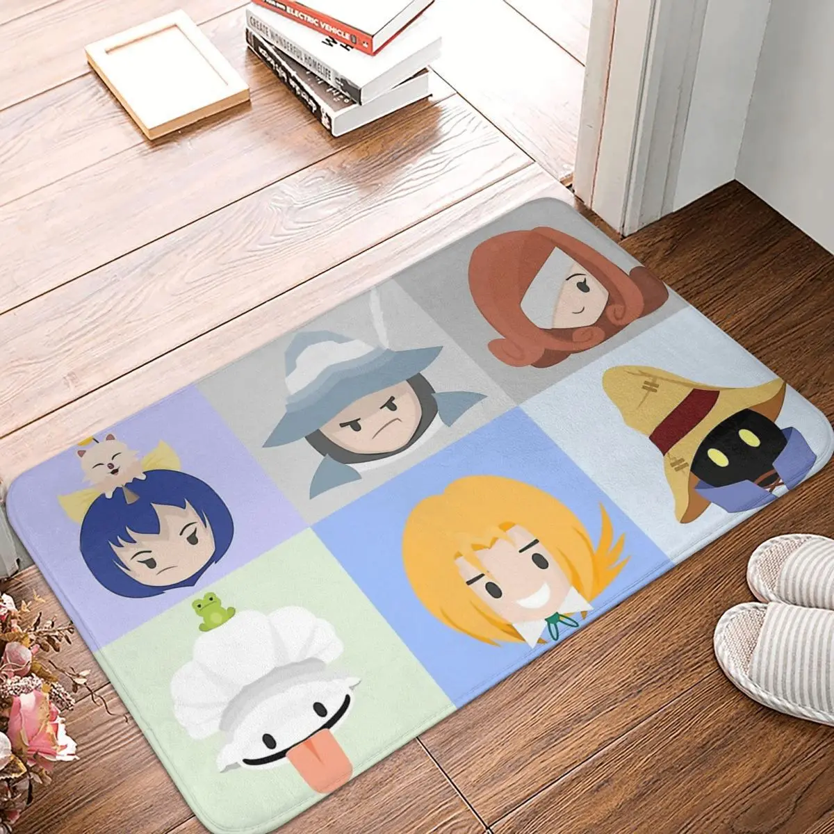 

Non-slip Doormat Final Fantasy Heroes Bath Kitchen Mat Outdoor Carpet Home Pattern Decor