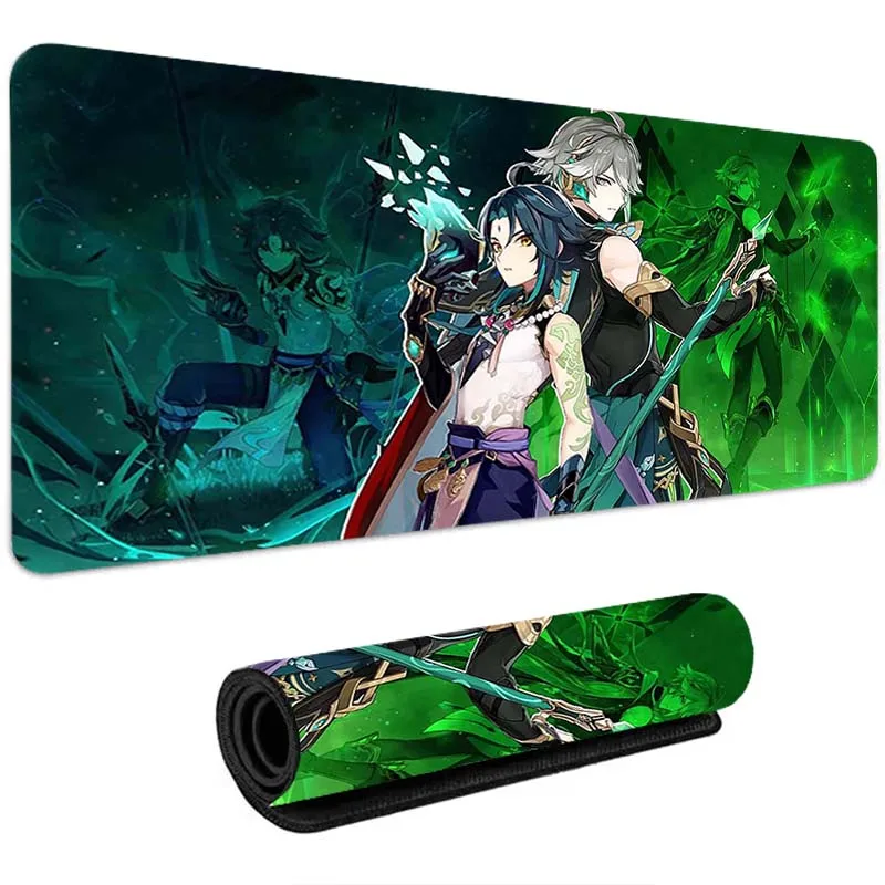 

Genshin Desk Pad Mousepad Anime Mouse Mats Gamer Keyboard Gaming Accessories Pc Cabinet Games Computer Desks Mat Office Extended