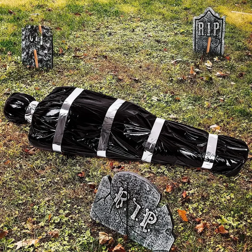 

Halloween Dead Props Outdoor Scary Dead Victim Prop Increase The Terror Creepy Haunted House Fake Corpse Realistic Ornament