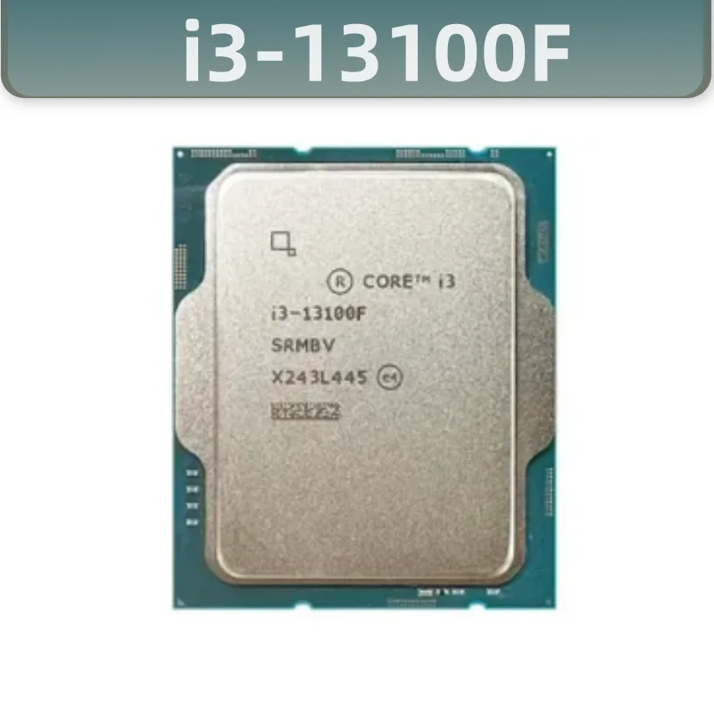 

Core i3-13100F i3 13100F CPU 4 Cores 8 Threads L3=12MB 10NM Process 3.4GHz 58W 128G LGA 1700 Processador