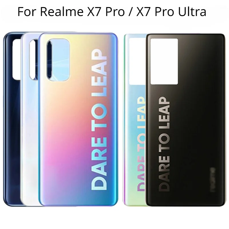 

Back Cover For Realme X7 Pro RMX2121 RMX2111 Battery Cover Rear Door For Realme X7 Pro Ultra RMX3115 Housing Case Replacement