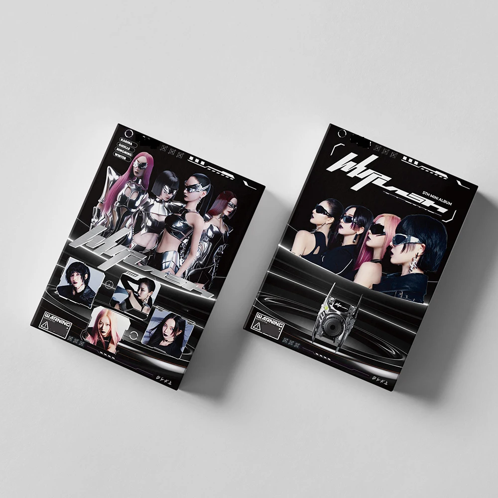 55 шт./компл. Kpop Idols зима NINGNING 5-й мини-альбом Whiplash в штучной упаковке карты с