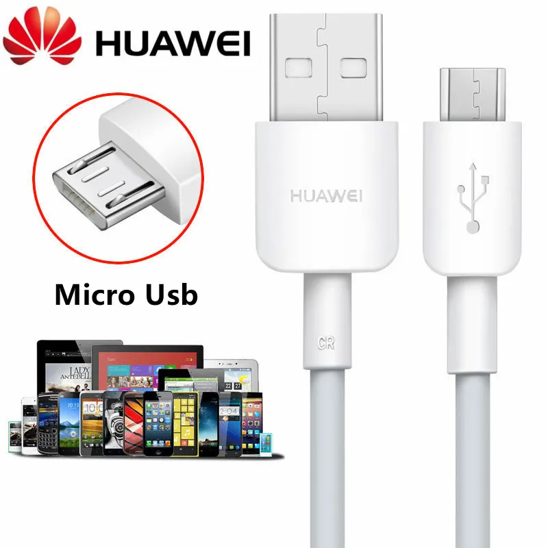 Huawei-Cable Micro Usb Original, Cable de datos cargador 2A para P7, P8,...