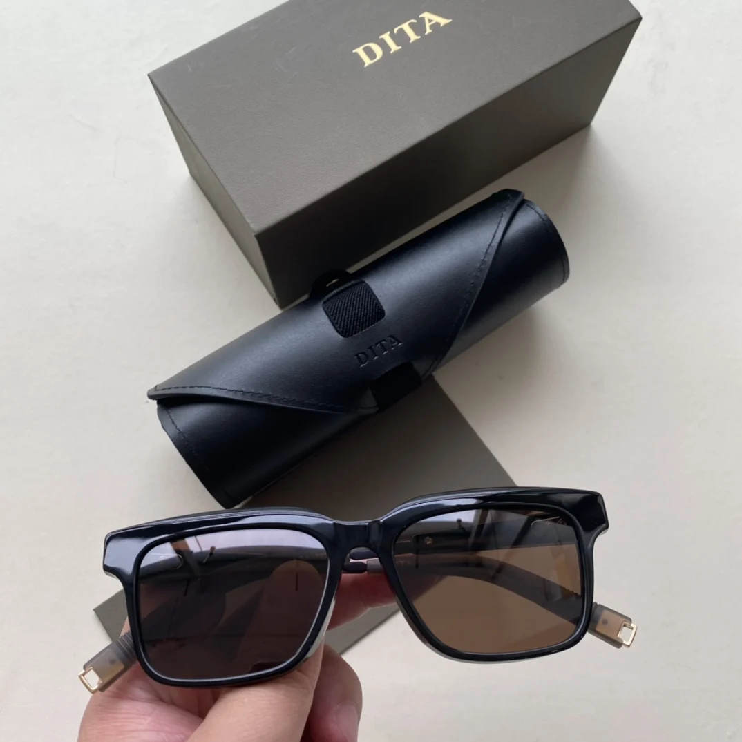 

Солнцезащитные очки DITA DLX702 унисекс, Классические поляризационные, квадратной формы, в ацетатной оправе, для мужчин и женщин