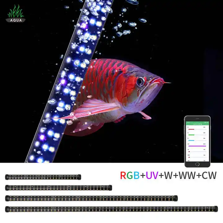 Неделя Aqua T12 Tube Arowana Светильник для загара IP68 Водонепроницаемый синий
