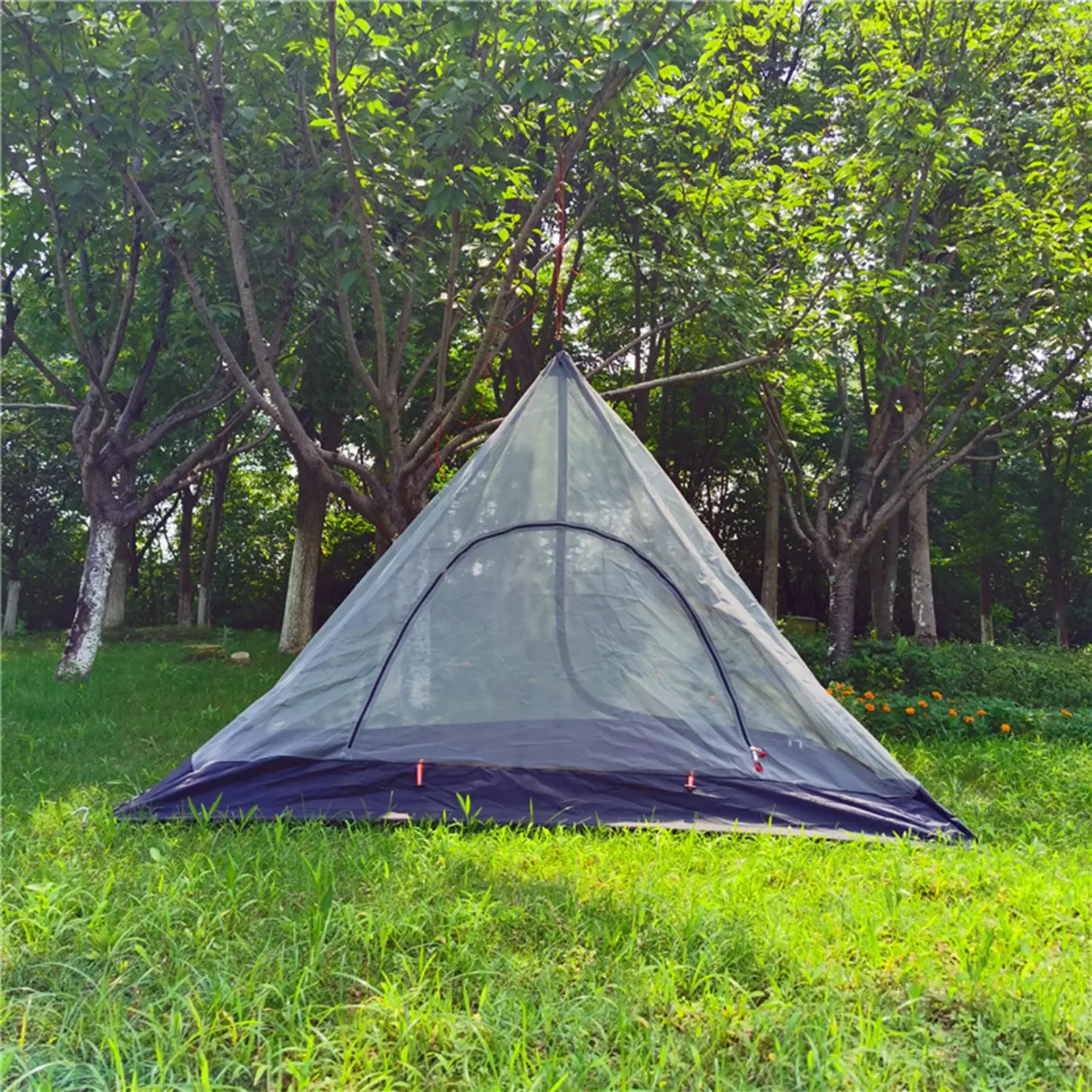 

Ультралегкая палатка-пирамида для кемпинга, вигвам, репеллент от комаров, сетчатая сетка, для улицы