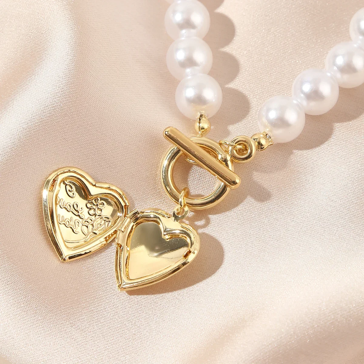 Модное колье с искусственным жемчугом свадебное ожерелье для женщин открытое