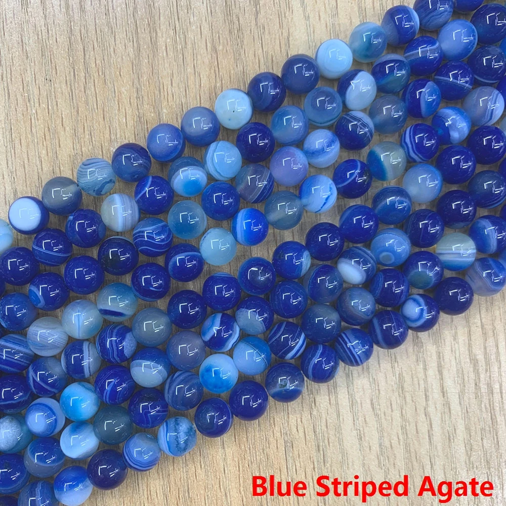 

Цветные полосатые агатовые бусины 4 6 8 10 мм