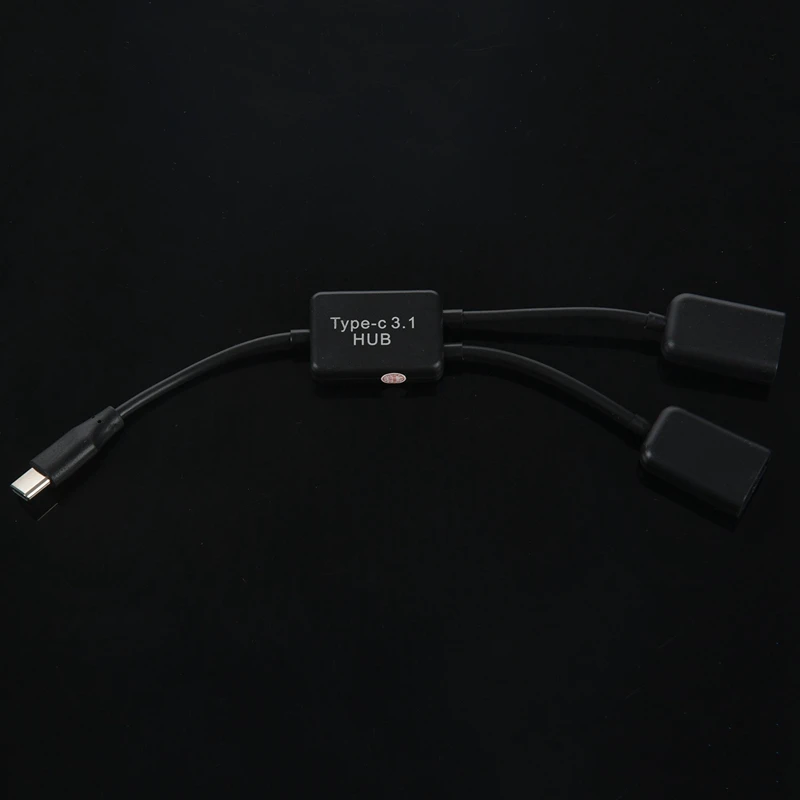 Type C OTG USB 3 1 штекер-Двойной 2 0 гнездо Зарядка порта концентратор кабель Y