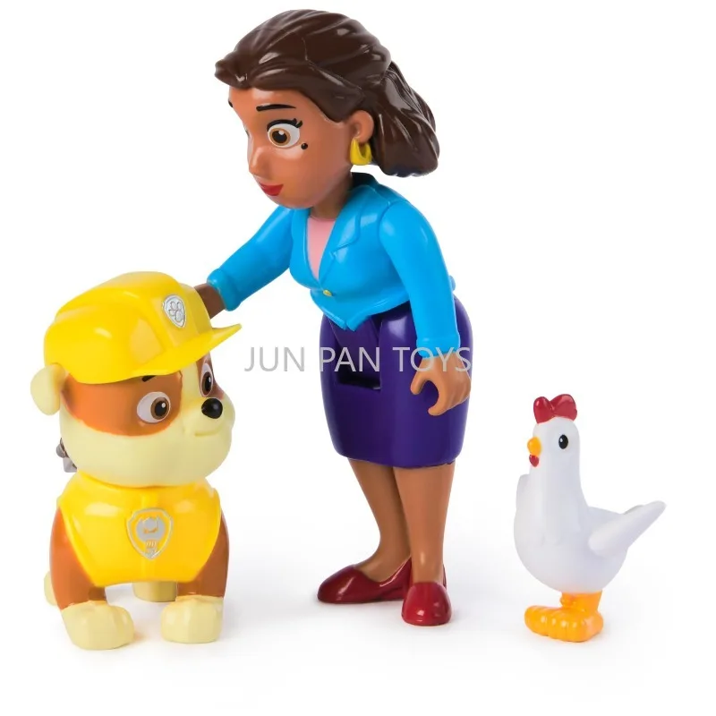 Фото Оригинальный набор фигурок героев PAW Patrol: Чейз, Скай, Маршалл, Рабл, Киттен, Пиг, Чикен. Игрушки для ролевых игр для детей. №4