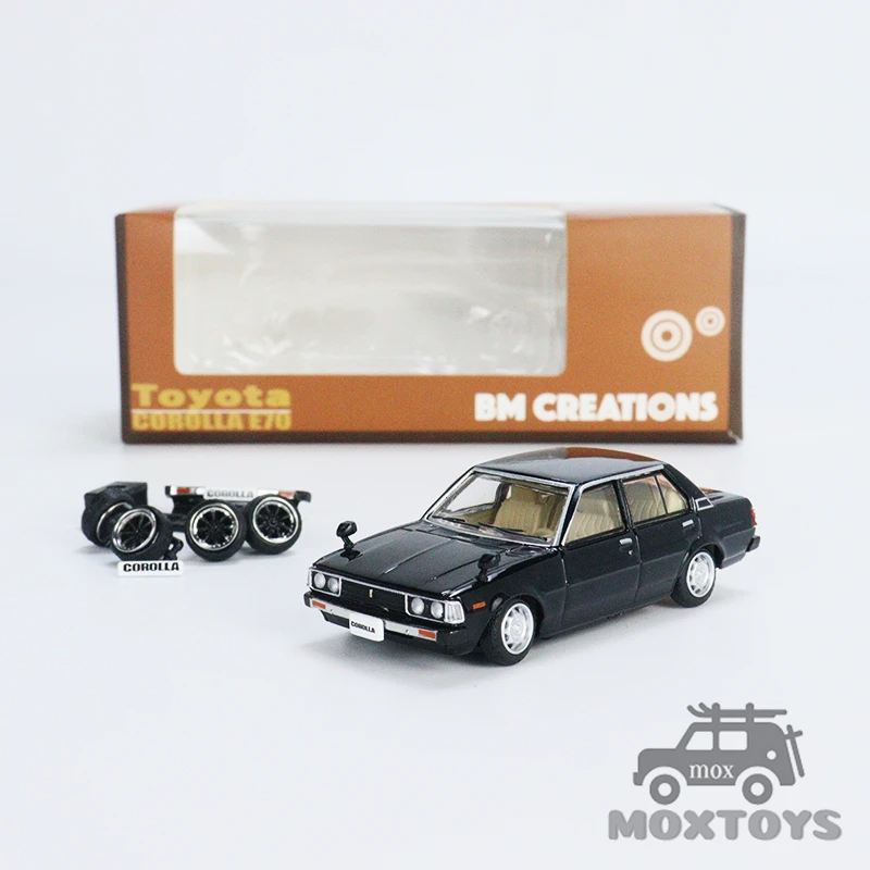

BMC 1:64 Corolla E70 черная литая модель автомобиля