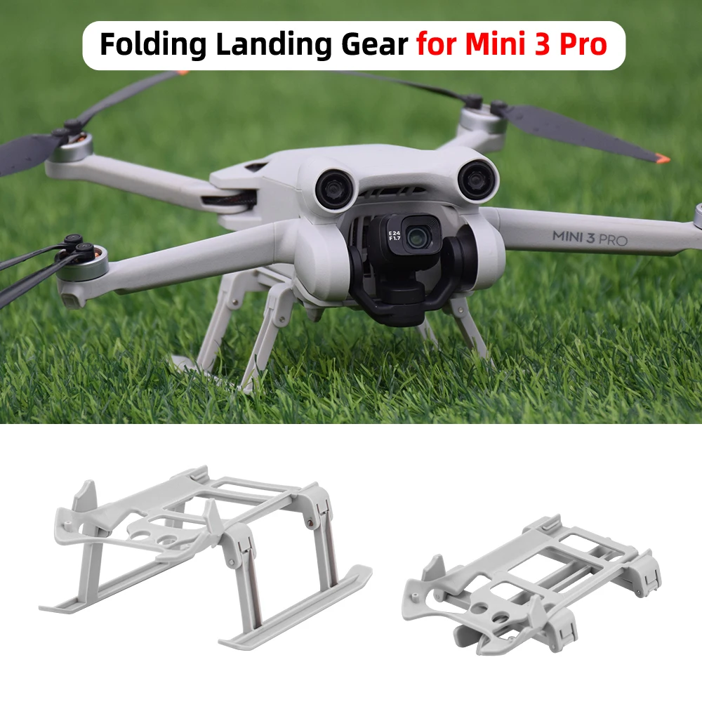 

Folding Landing Gear for DJI Mini 3 Pro Drone Quick Release Increased Tripod Extension Leg Protector Accessory