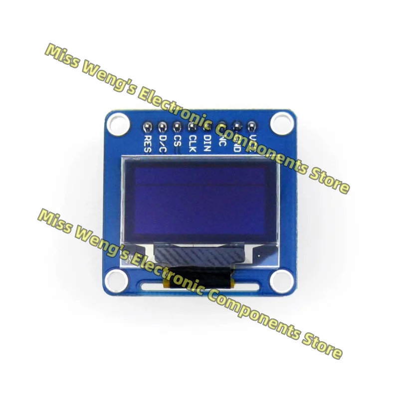 0 96-дюймовый модуль OLED-дисплея с 12864 синими и желтыми прямыми контактами OLED (B)