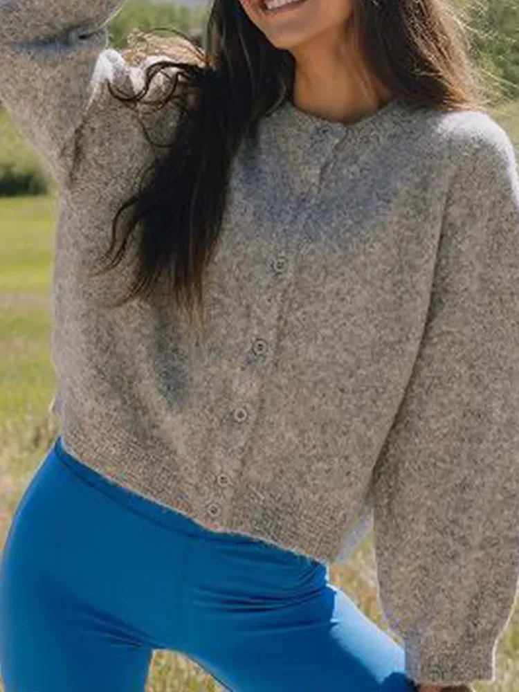 Свитер Yaminiya с открытой строчкой Y2k осенний свитер на пуговицах Ralph Laurent женские