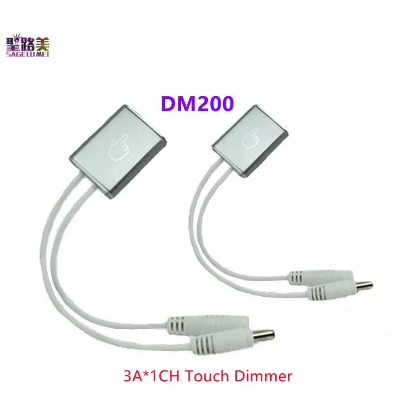 DM200 3A * 1CH светодиодный сенсорный диммер экран управления переключатель освещения