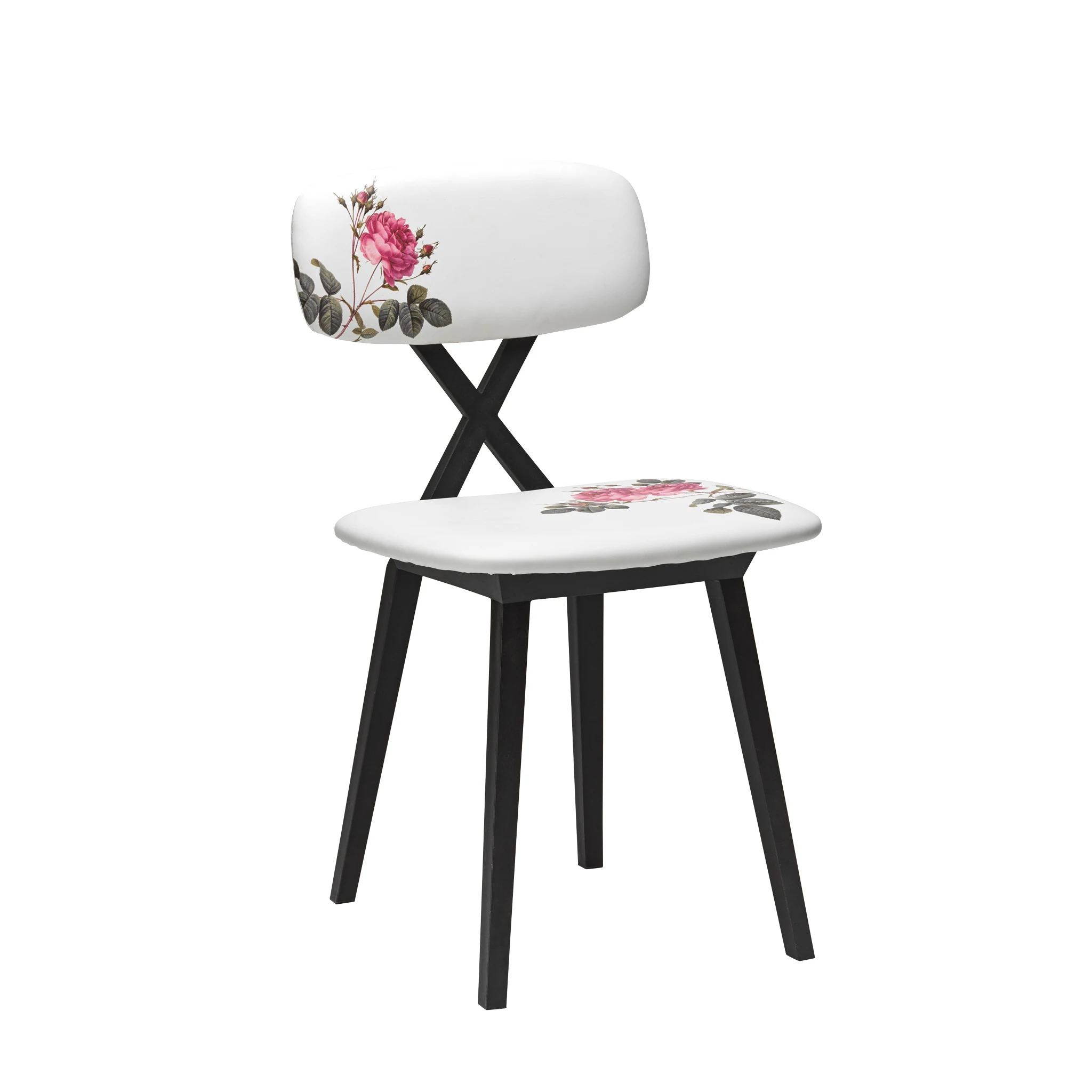 

modern luxury New design Bow Backrest Lovely design chair dressing table stainless steel chair for Dining room furniture