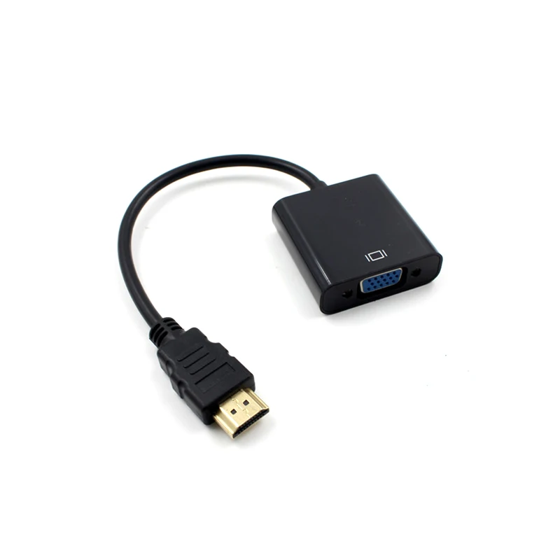 

HDMI-compatible to VGA Adapter HDMI-compatible to VGA Converter Adapter with Audio Cable for HDTV XBOX PS3 PS4 Laptop TV Box