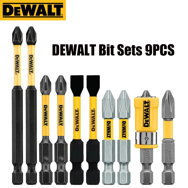 

DEWALT PH2 SL8 Philips шлицевые сверла серии 10X 20X 89 мм 63,5 мм 57 мм 50 мм 25 мм оригинальная отвертка пакетный разъем