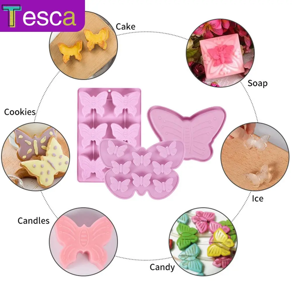

Kitchen Gadgets Silicone Chocolate Mould Baking Diy Silicone Jelly Stereo Mold Creative High Temperature Resistance Household