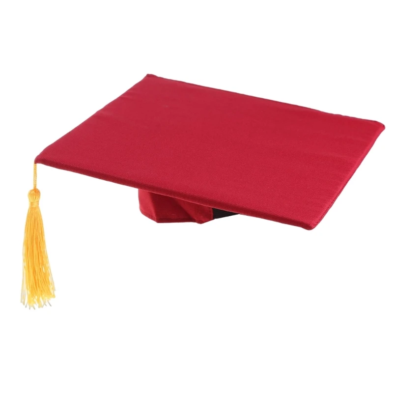 

Реквизит для фотосъемки новорожденных детей шапочка для выпускного колпачка для дошкольного возраста градиентная церемония фотошляпа для младенцев детей 40JC