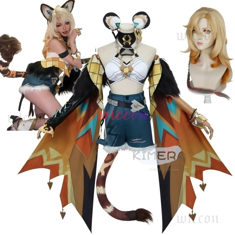 Xilonen Косплей Костюм Игра Genshin Impact Полный комплект Экипировка Униформа Аниме