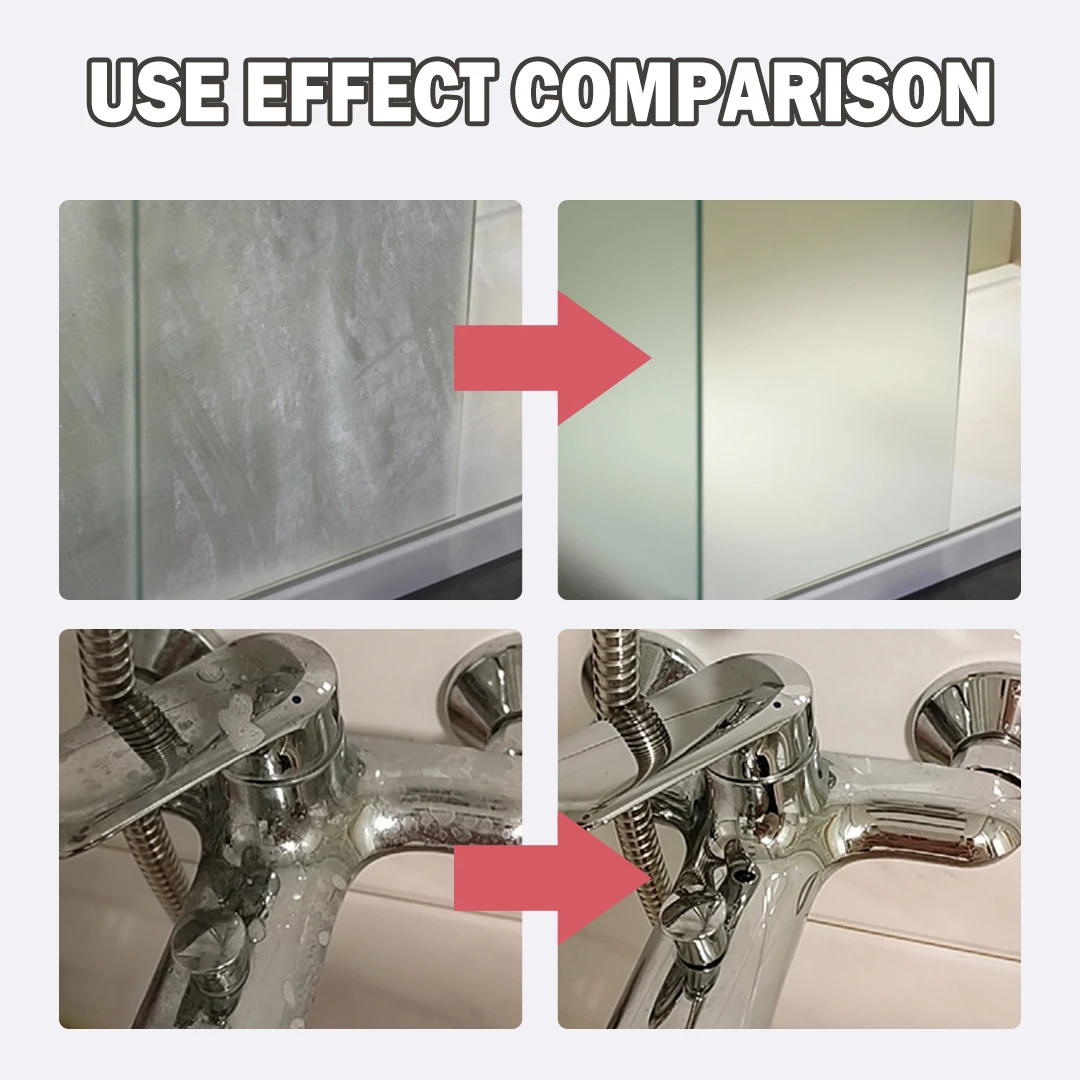 Мощный Очиститель Для Стекла В Ванной Комнате H71 Удаления Пятен С Жесткой Водой